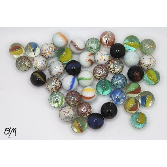 Mixed Marble Lot of 42 - Picture 1 of 3